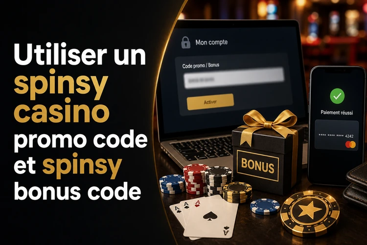 Utiliser un spinsy casino promo code et spinsy bonus code