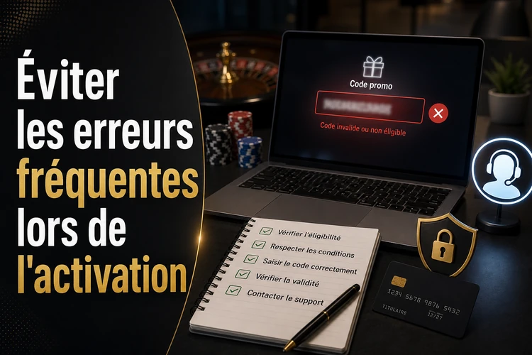 Éviter les erreurs fréquentes lors de l'activation
