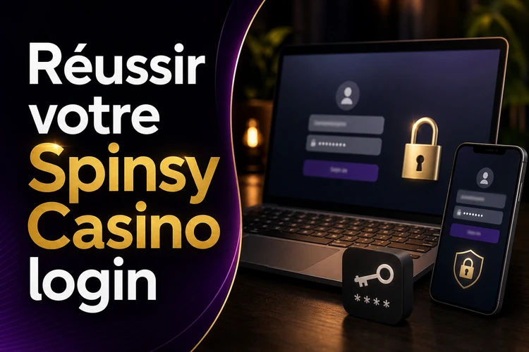 Réussir votre Spinsy Casino login et Spinsy login
